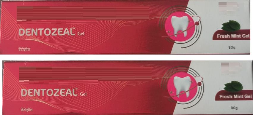 80GM FRESH MINT GEL DENTOZEAL GEL Toothpaste-image-3