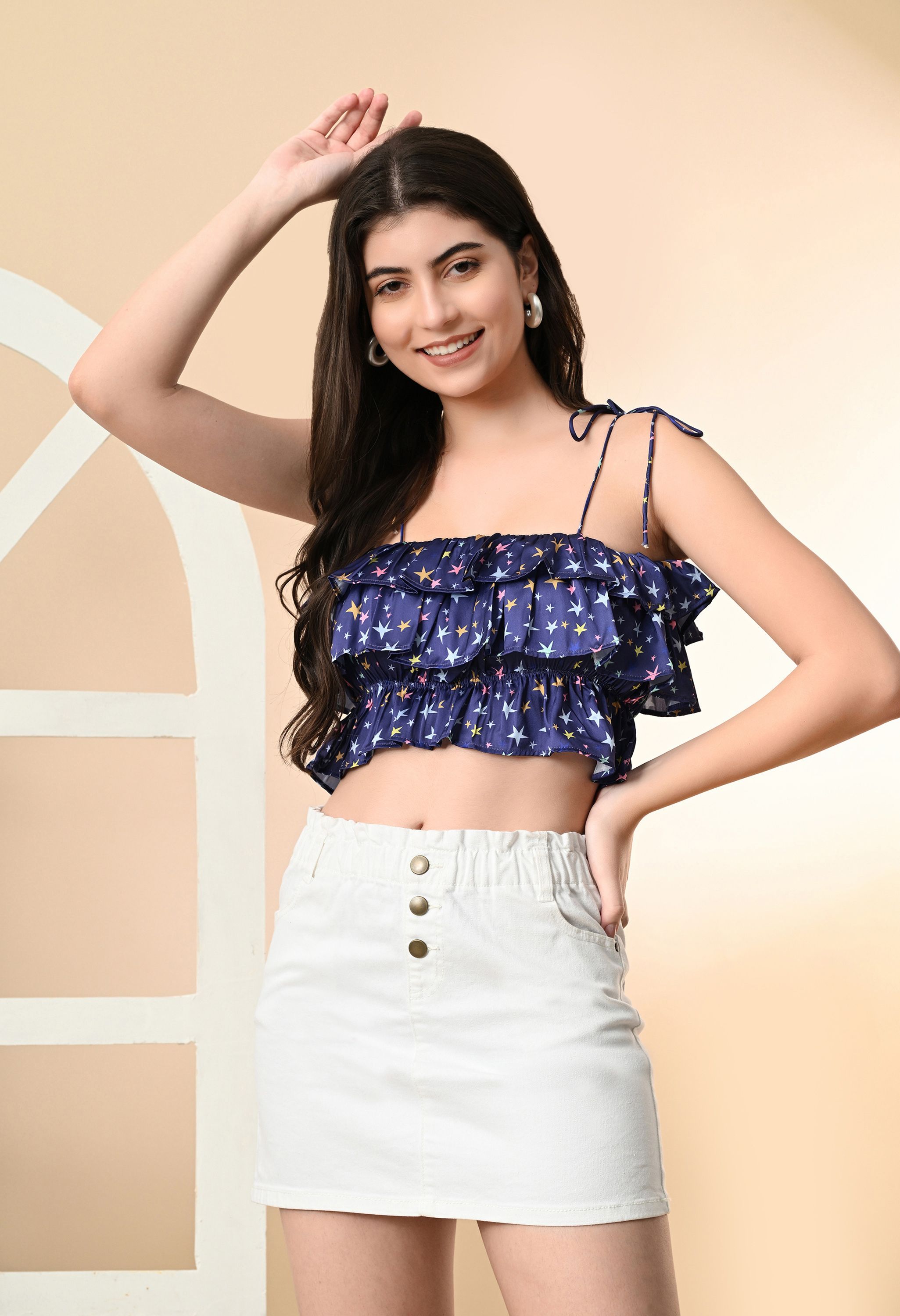 Party Sleeveless Solid Women Purple Top-image-39