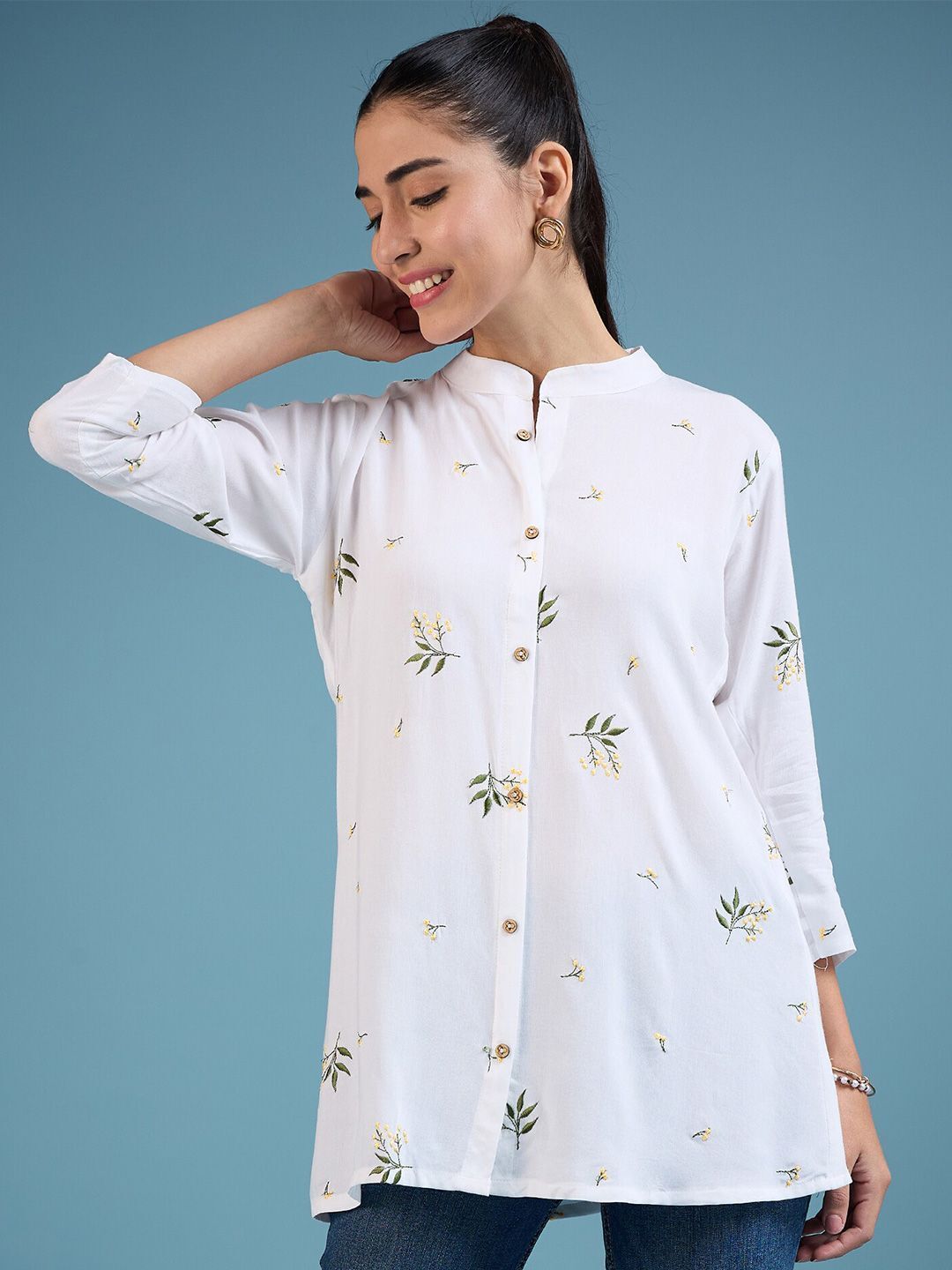 dressberry Women Regular Fit Printed Casual Shirt-picture-10