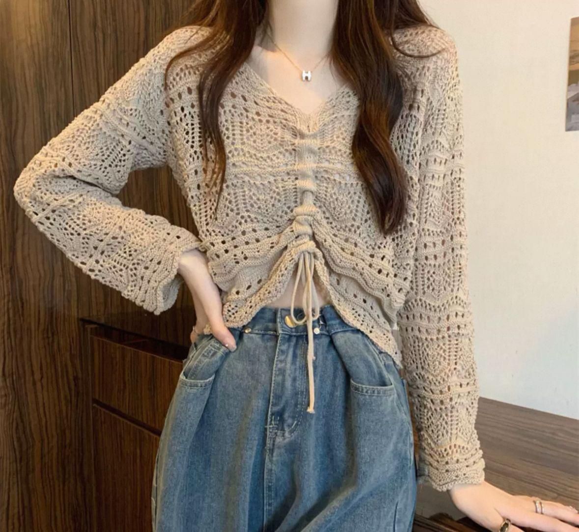Casual Regular Sleeves Self Design Women Beige Top-image-25