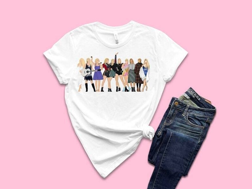 balajitextile Women Graphic Print Round Neck Polycotton White T-Shirt-picture-20