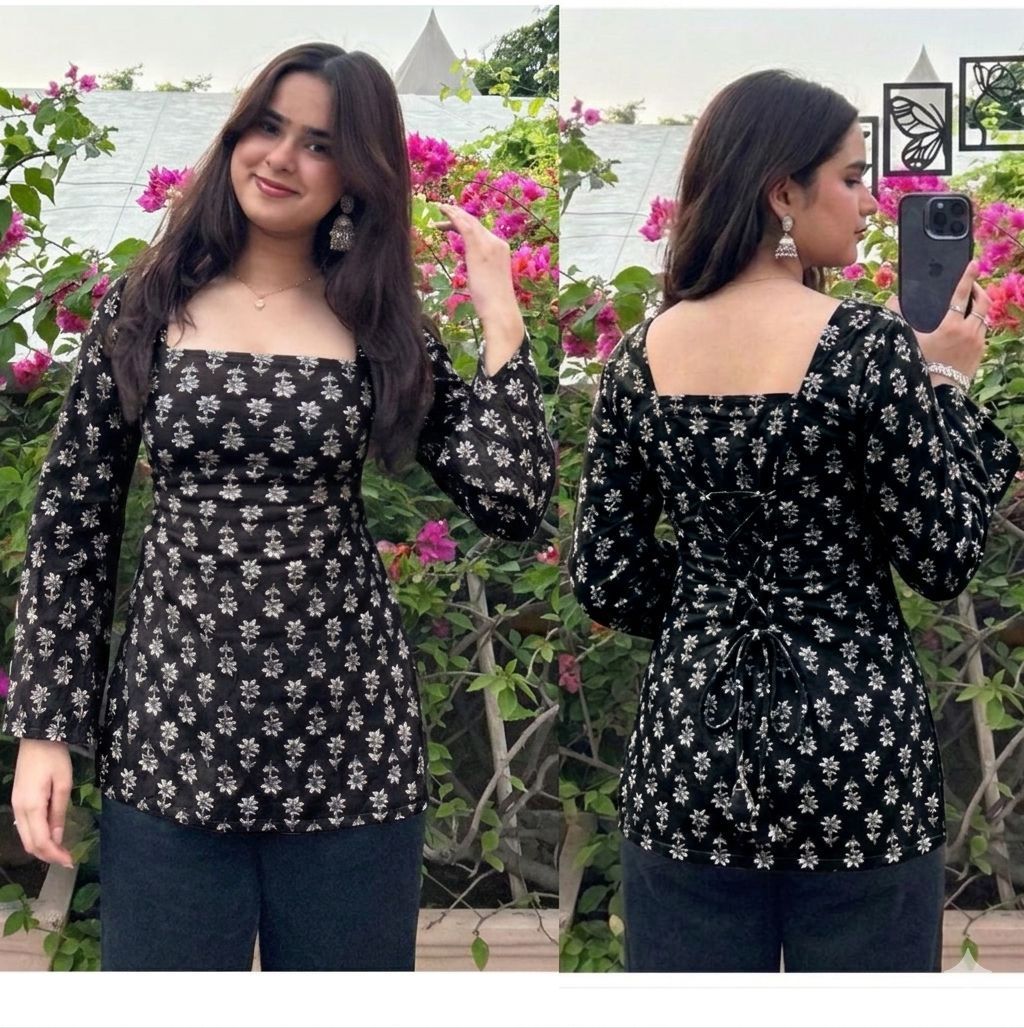 jaipuri dori Printed Viscose Rayon Straight Kurta for Women-picture-18