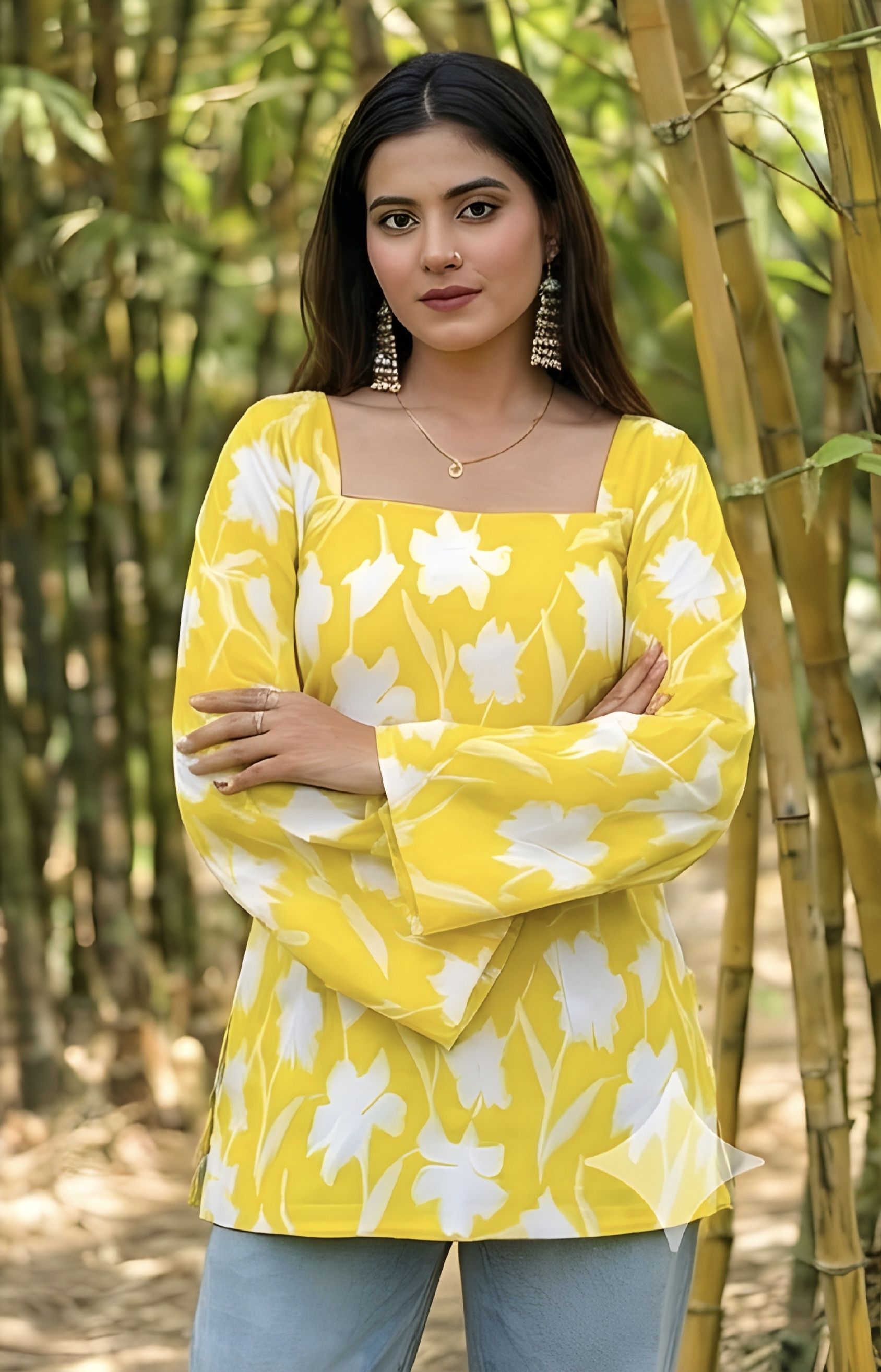 Women Floral Print, Printed Viscose Rayon Straight Kurta-image-32