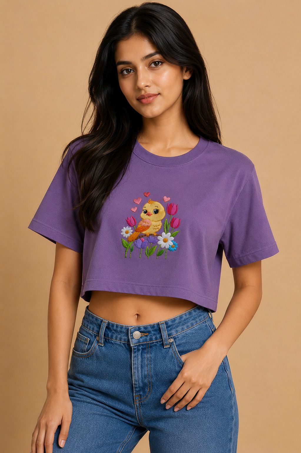 querim Casual Regular Sleeves Graphic Print Women Purple Top-picture-39