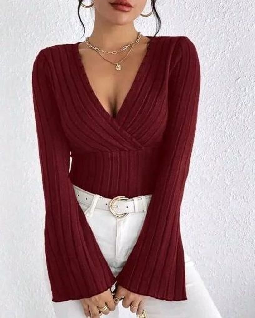 Casual Regular Sleeves Self Design Women Maroon Top