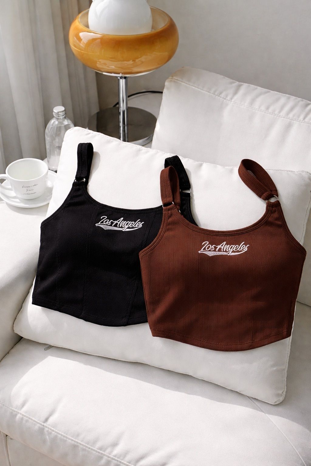 bartus Pack of 2 Casual Sleeveless Solid Women Multicolor Top-picture-26