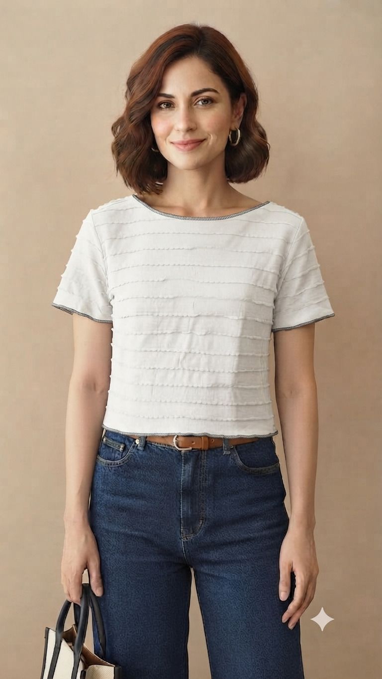 diaz Casual Regular Sleeves Solid Women White Top-picture-21