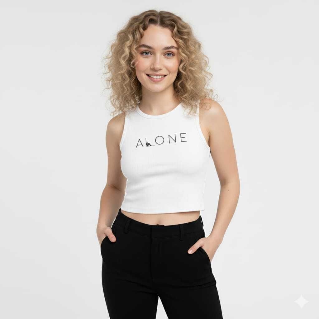 Casual Sleeveless Self Design, Printed Women White Top-image-17