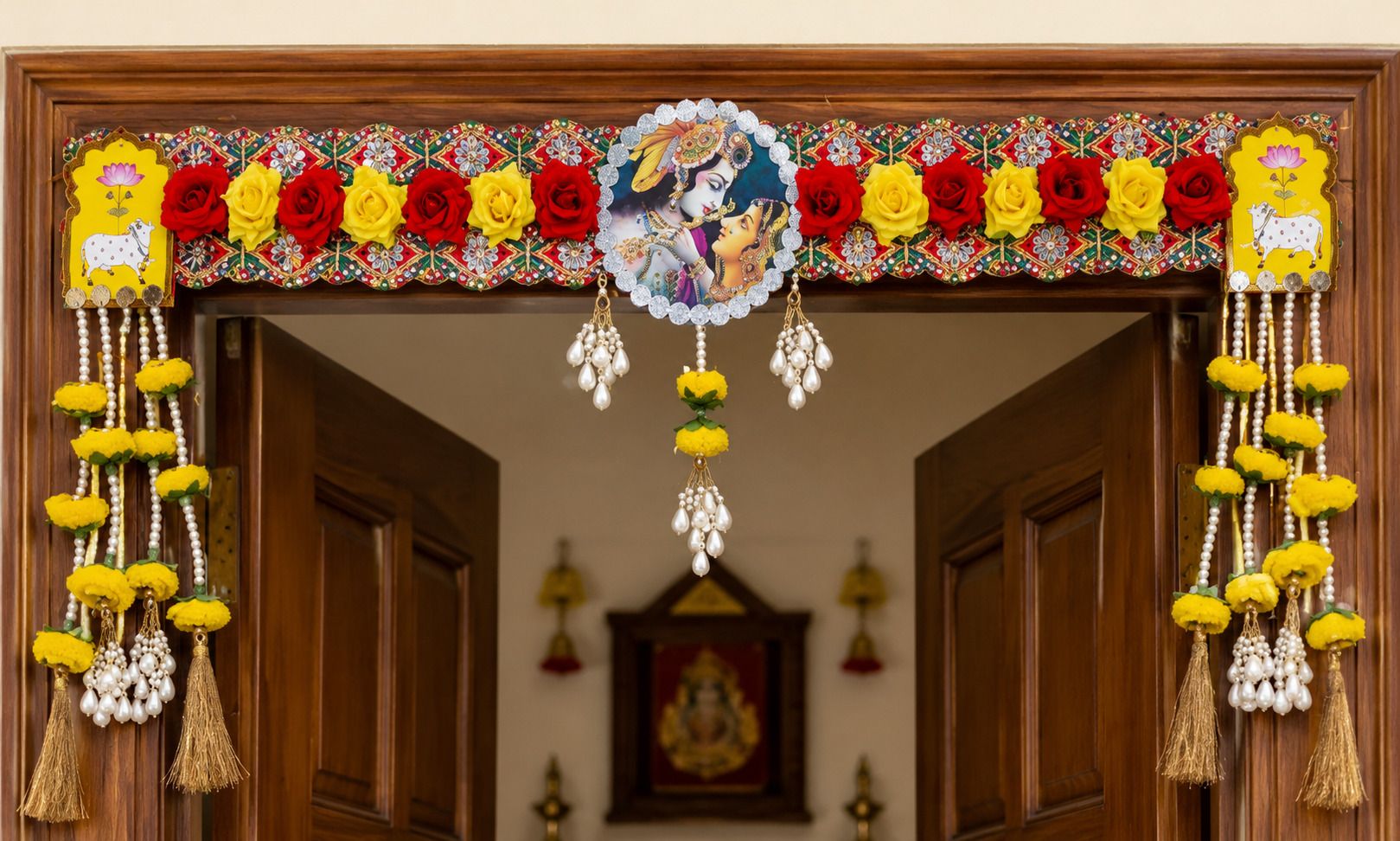 Attractive Festival Door Bandhanwar Decorative Hanging Ornament Pack of 1 Toran-image-26
