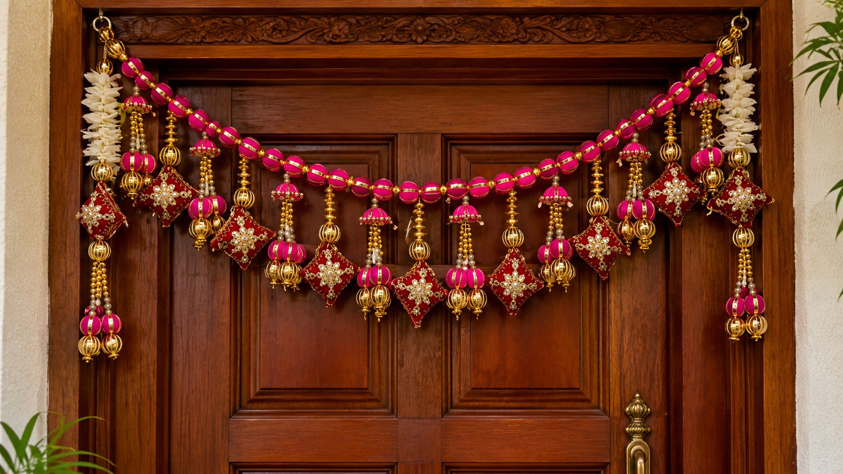 Stylish Traditional Bandhanwar for House Entrance Festival Decoration Pack of 1 Toran-image-33