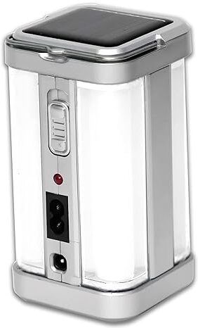 4 Tubes 360 Degree Hi-Bright Lantern Solar Rechargeable Electric Emergency Light 10 W 20 cm Tube Light