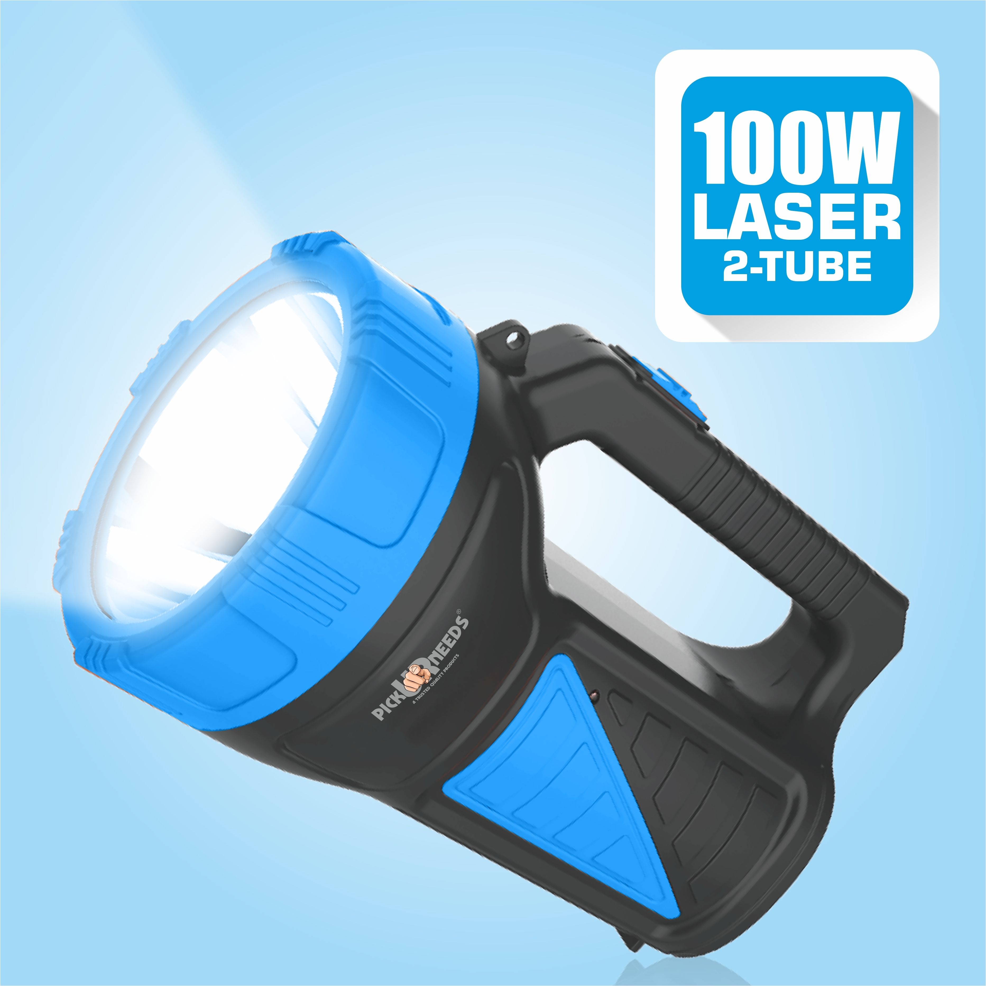 Rechargeable 50W 2 In 1 Long Range Torch Light With Side Extra Bright Tube LED Torch-image-33