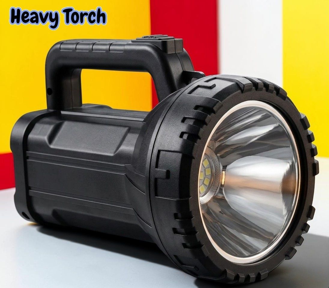 3baan X21 Rechargeable Kisan Torch LED Flashlight with Long Battery Backup Torch-picture-12