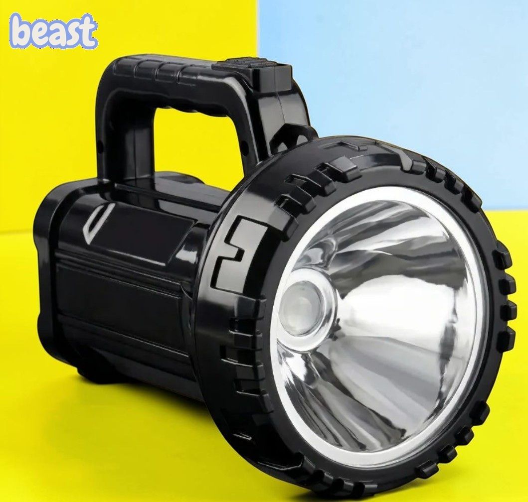 X865 Heavy Duty Rechargeable LED Torch High Brightness Long Distance Flashlight Torch-image-49