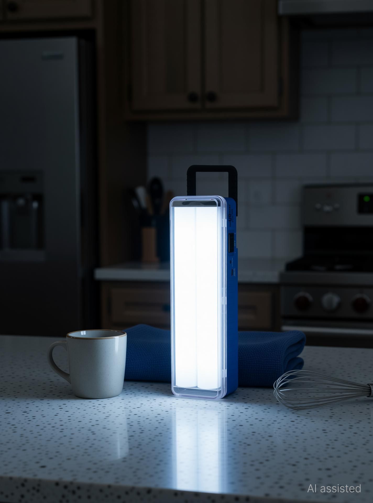 High Quality Dual Tube High-Bright LED Rechargeable Lantern Emergency Light Torch-image-23