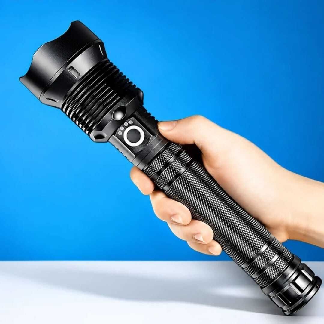 wifton (ZOOMABLE METAL LED TORCH)5 Modes Flashlight, Super Bright 200 W LED Light Torch Torch-picture-32