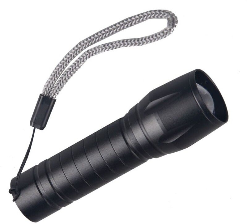 wrader Portable Mini Hand Torch Light with Zoomable XPE Flashlight Waterproof Home Torch-picture-18