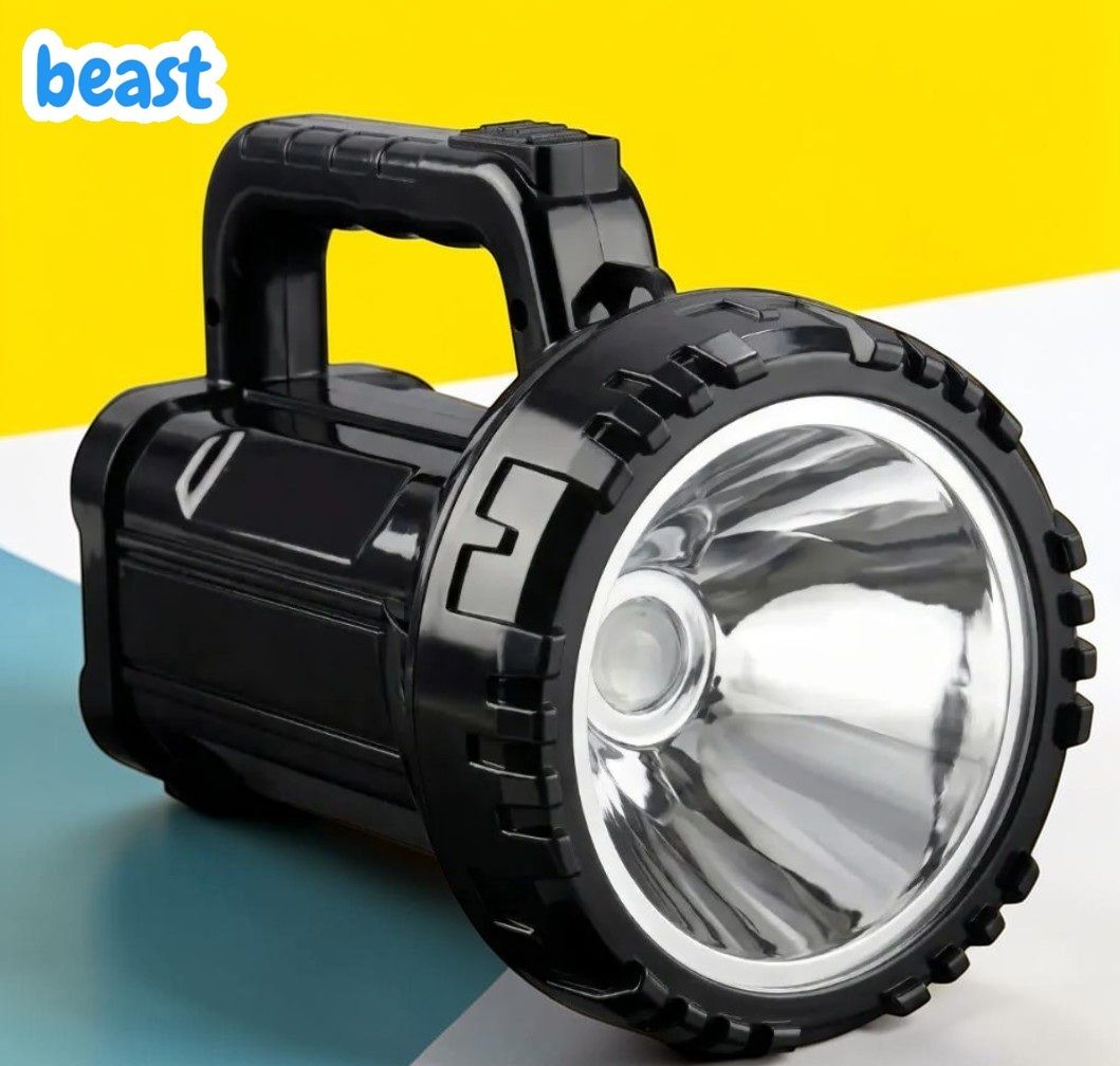 X95 Heavy Duty Rechargeable LED Torch High Brightness Long Distance Flashlight Torch-image-44