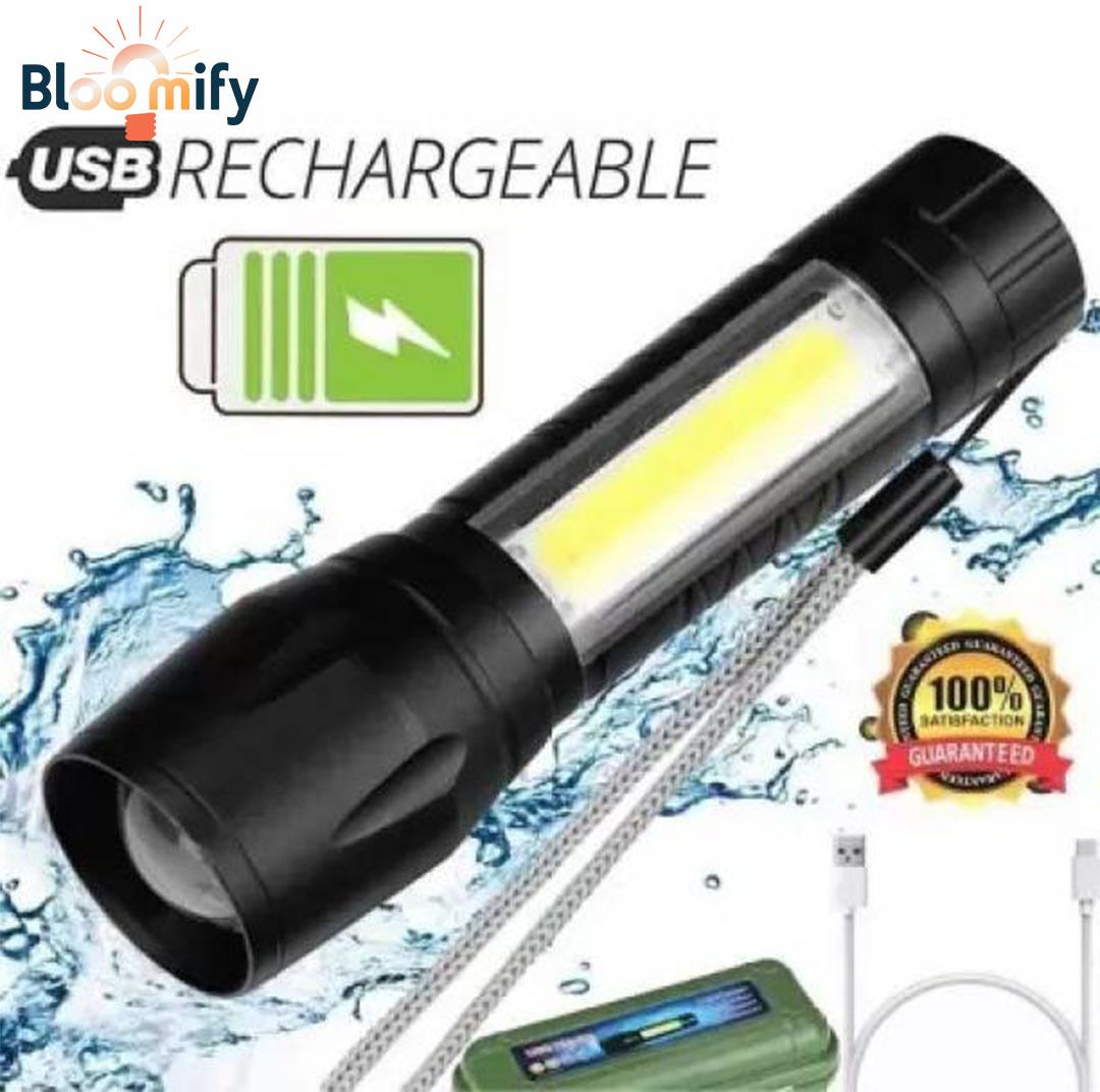BMT-M2 Mini Metal Torch: Waterproof, Rechargeable, Pocket-Sized Flashlight Torch-image-15