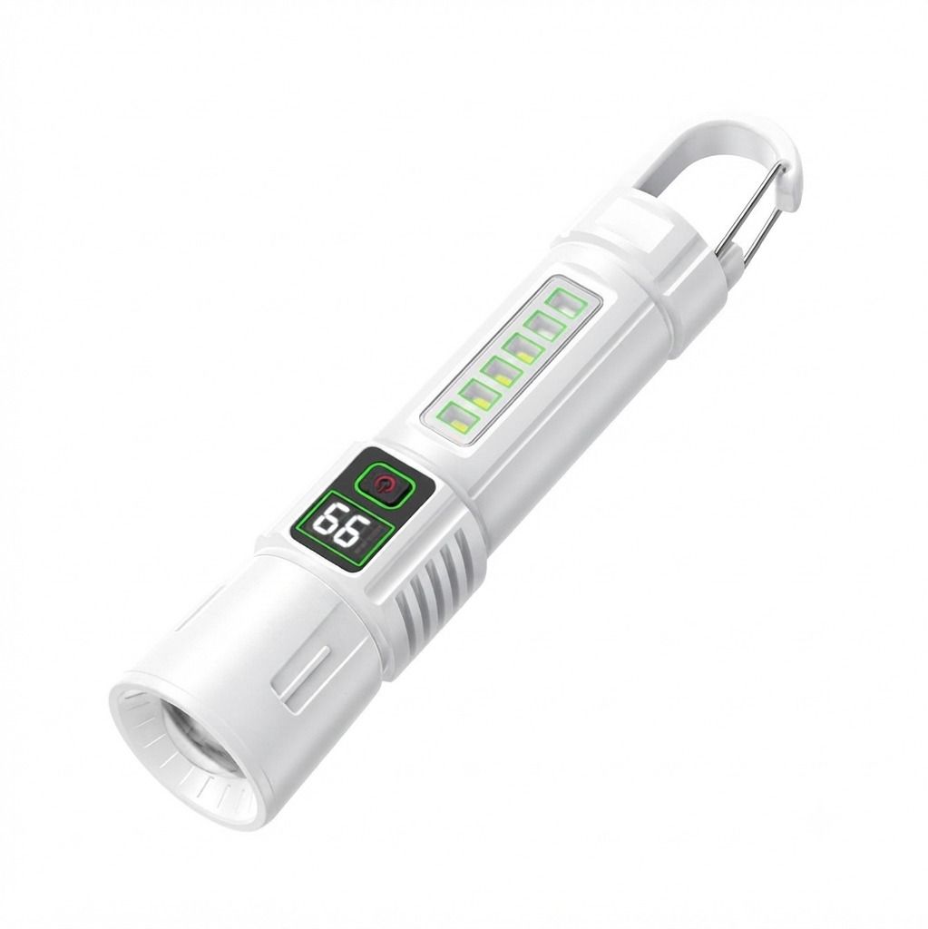 stdio Rechargeable LED Flashlight with COB Side Light Torch-picture-24