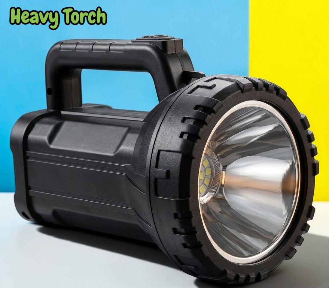 3baan X165 Heavy Duty Kisan Rechargeable LED Torch for Home, Farm & Camping Torch-picture-16