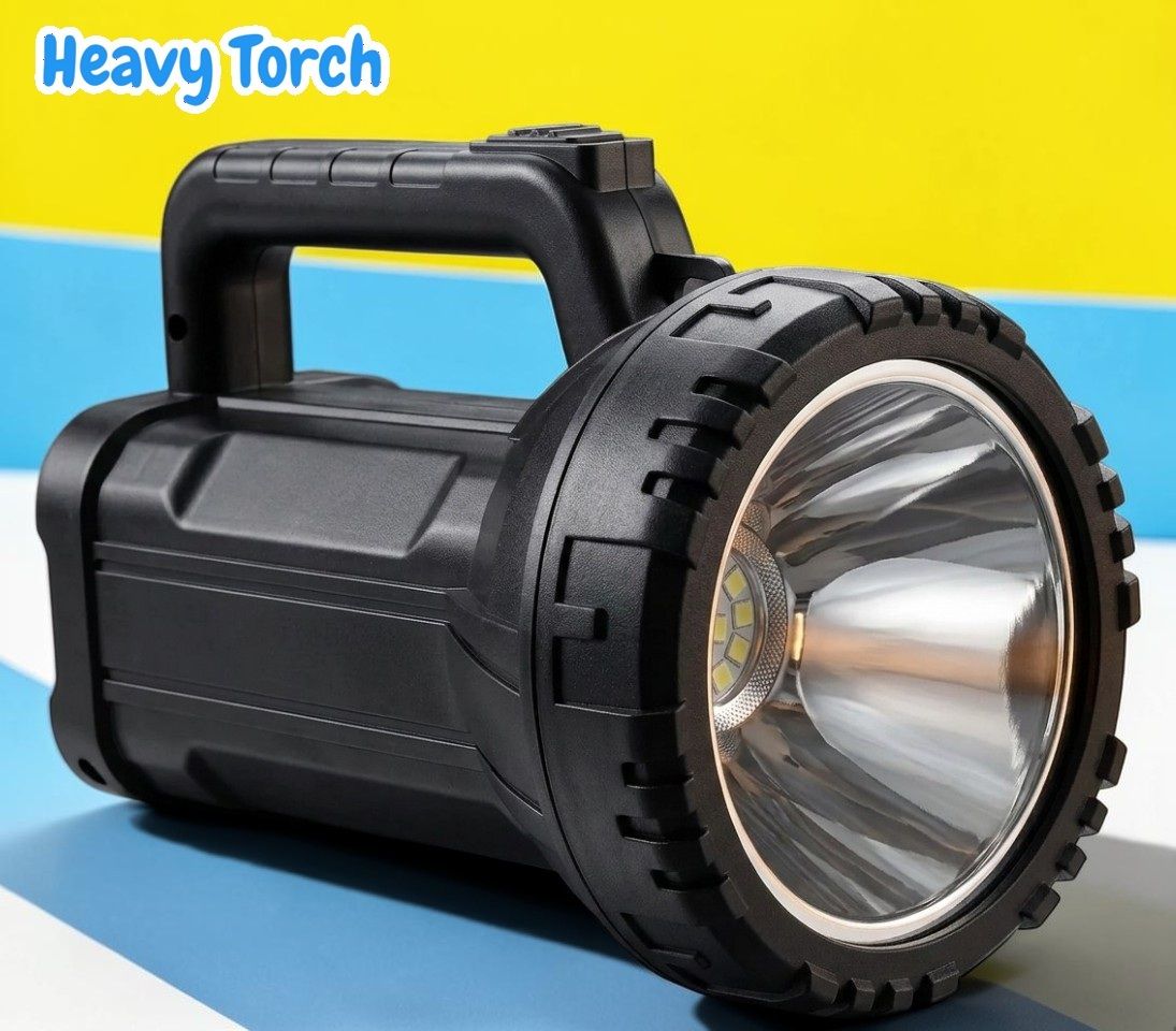 X396 Long Range Kisan Torch Rechargeable LED Search Light with USB Charging Torch-image-36