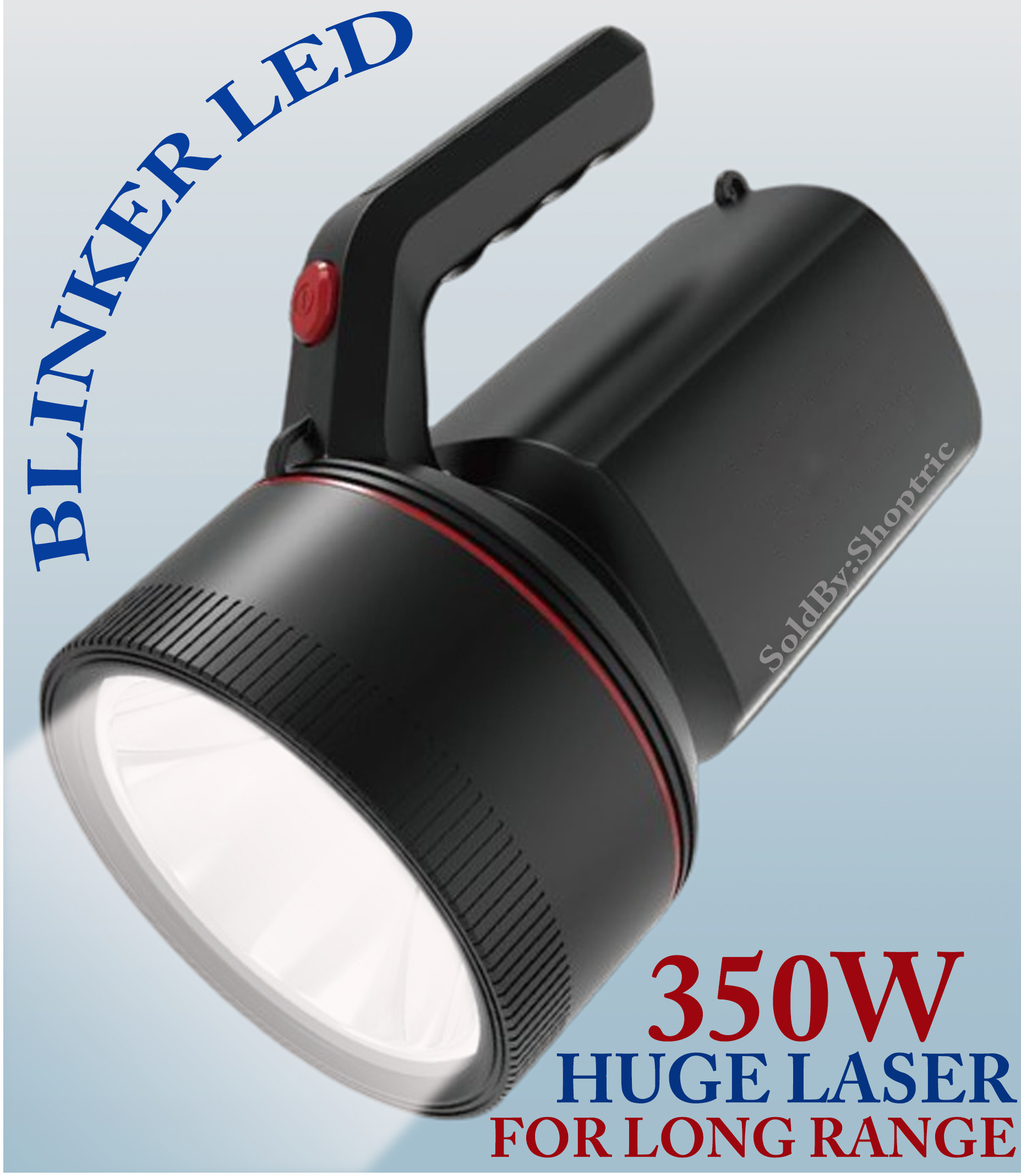 shoptric 4 km long range blinker led multi mode superbright 350W jumbo kisan torch light Torch image 1