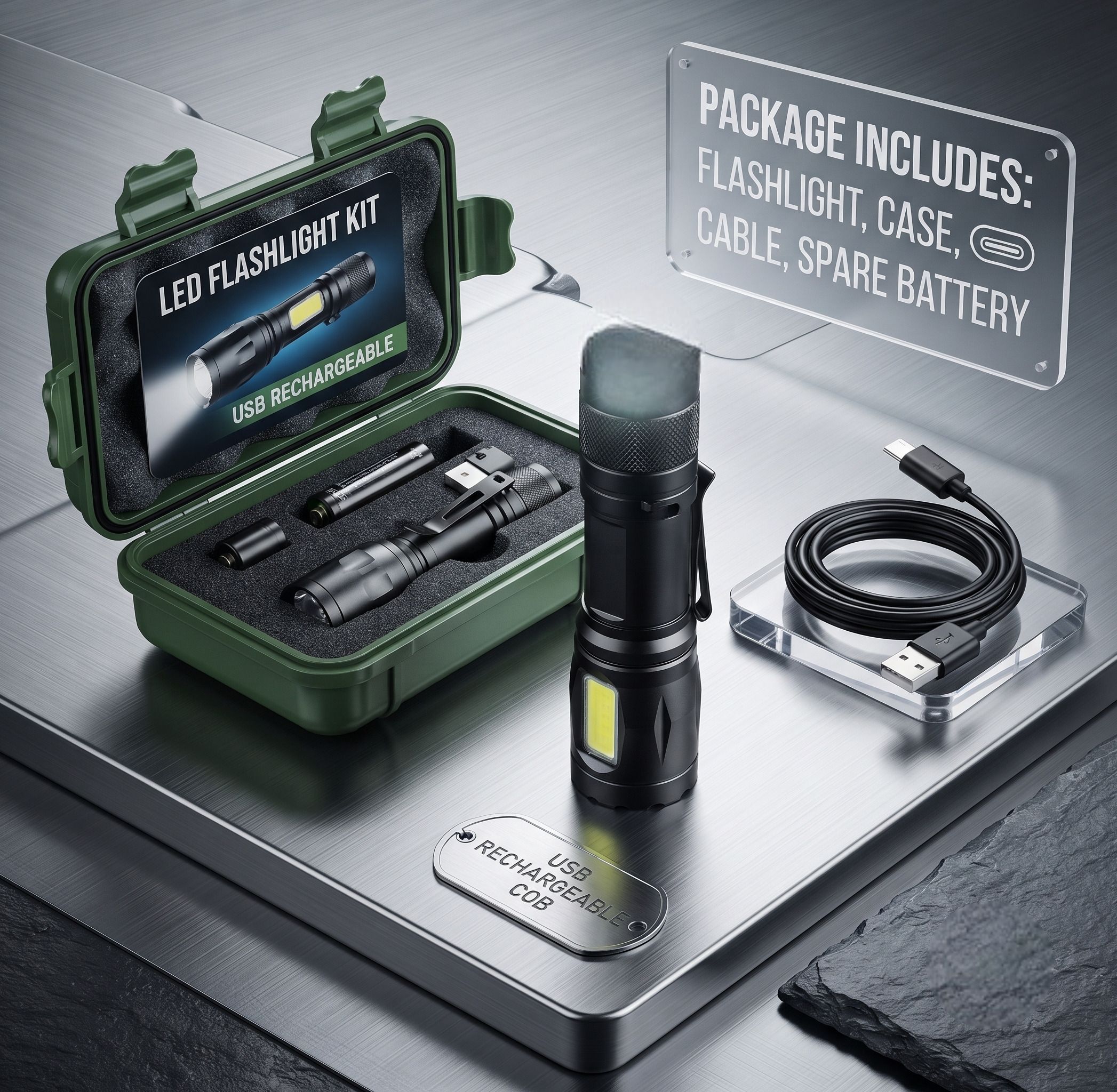 Electric Pocket Torch Flashlights, Handheld Mini LED Flashlights Torch-image-31