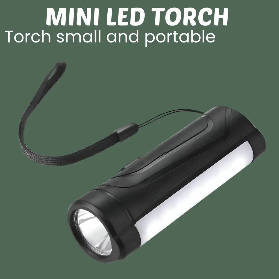 anishify Rechargeable LED Small Torch Light Torch image 1