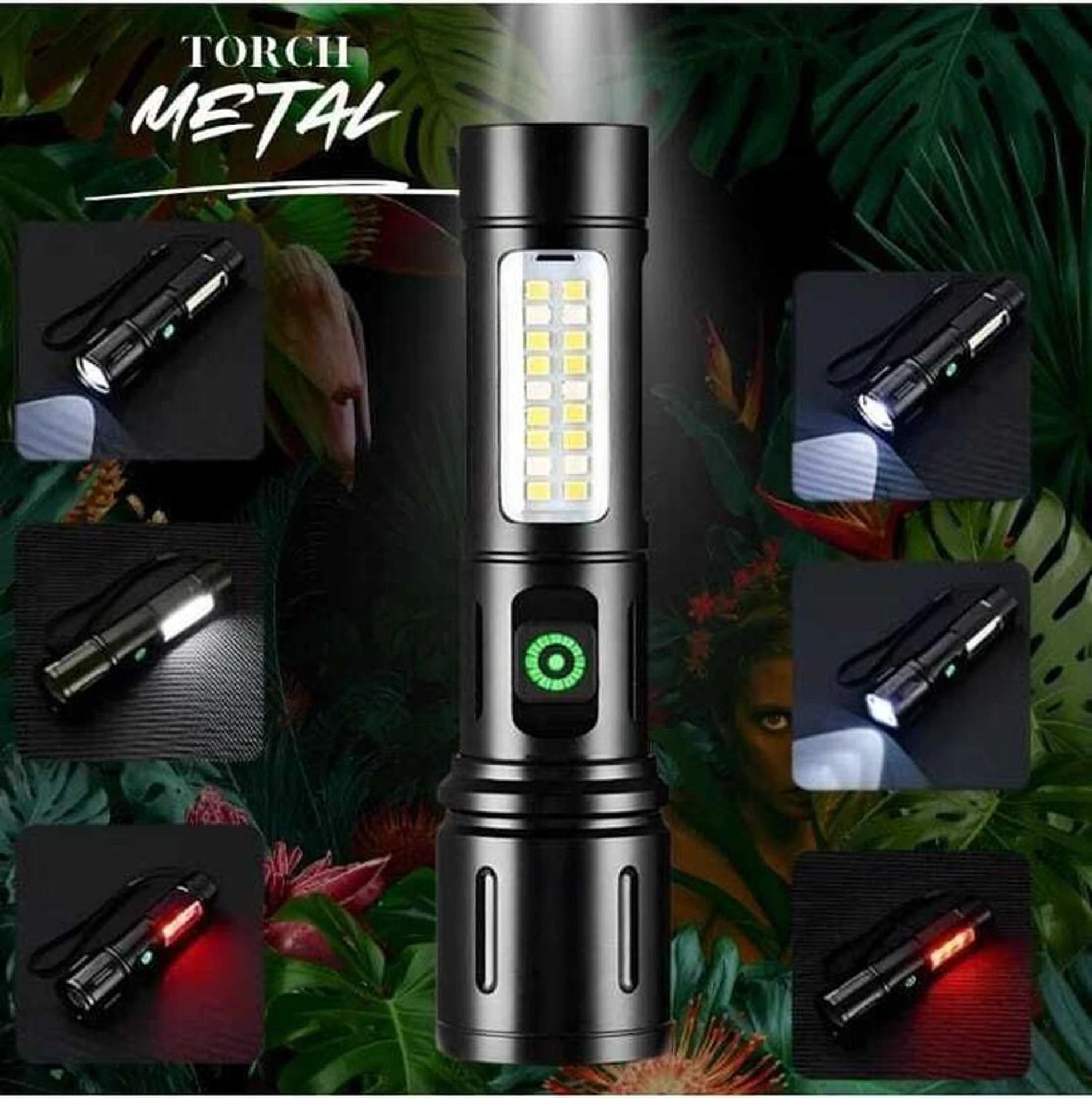 king and queen store Model Number 603 Metal Battery Emergency LED Light Torch Light Torch-23 Torch-picture-22