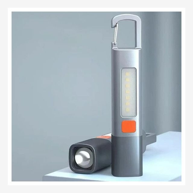 SHOPPEALL Zoomable Waterproof Torch with Side Light & Hook | Portable Handheld LED Torch6 Dimmer Switch-image-49