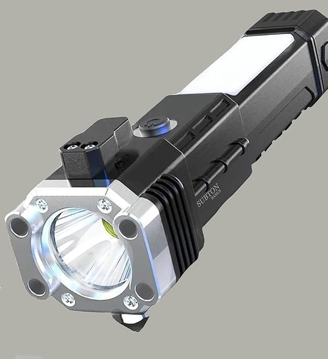 Light LED 3W Waterproof with Power Bank+Flashlight+Magnetic Torch-image-12