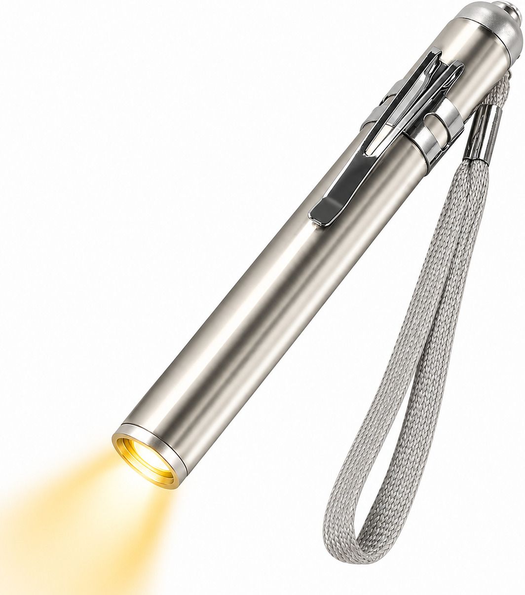 Medical Penlight Warm Yellow LED Torch for Doctors, Nurses & Medical Students Torch-image-0
