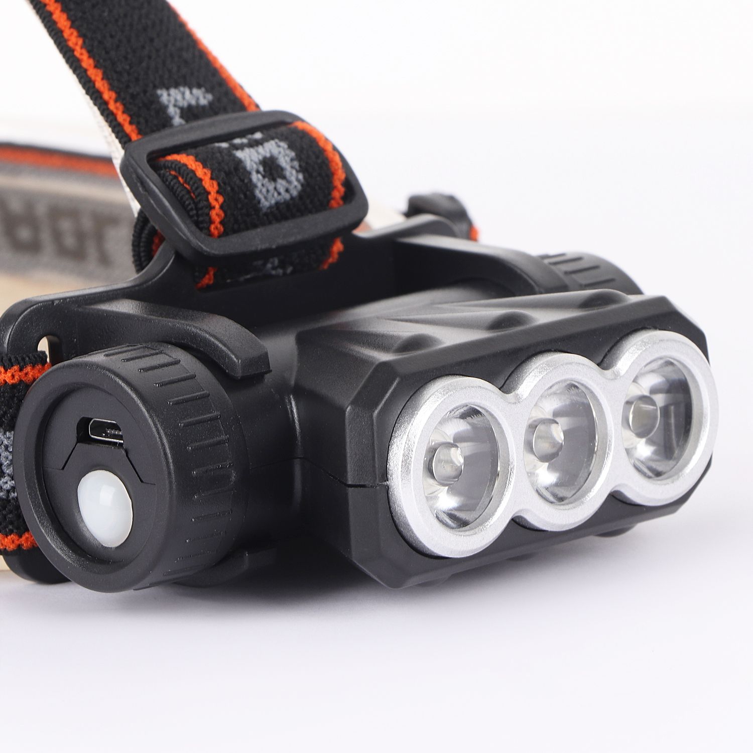 3 Blub LED Headlamp Rechargeable Torch Light for Outdoor Torch-image-33