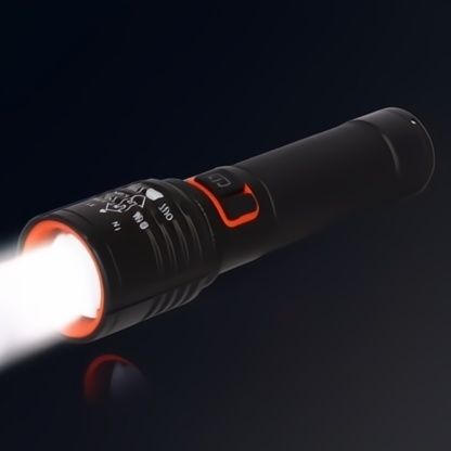 beam Torch with Long Range Focus Light and Long Hours Torch