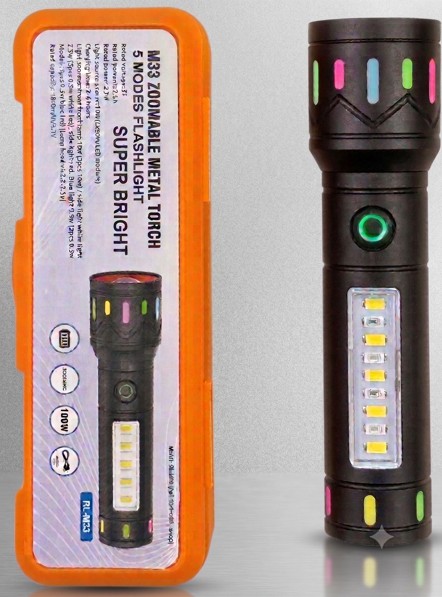 picstar Emergency Ready: M33 Multi-Function Torch with Bright COB Panel Torch-picture-9