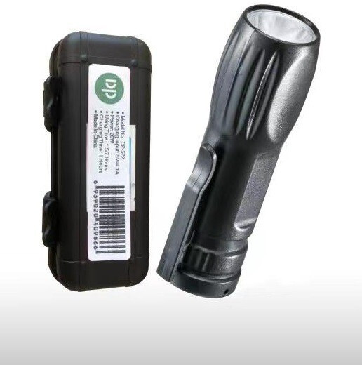 dp 572 (RECHARGEABLE LED TORCH) 20W Power, Water Proof with Pen Holder Mini Torch Torch image 1