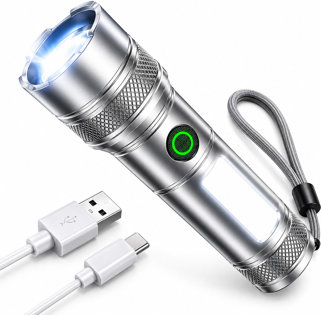 High Power Rechargeable Emergency Torch 5 hrs Torch Emergency Light-image-19