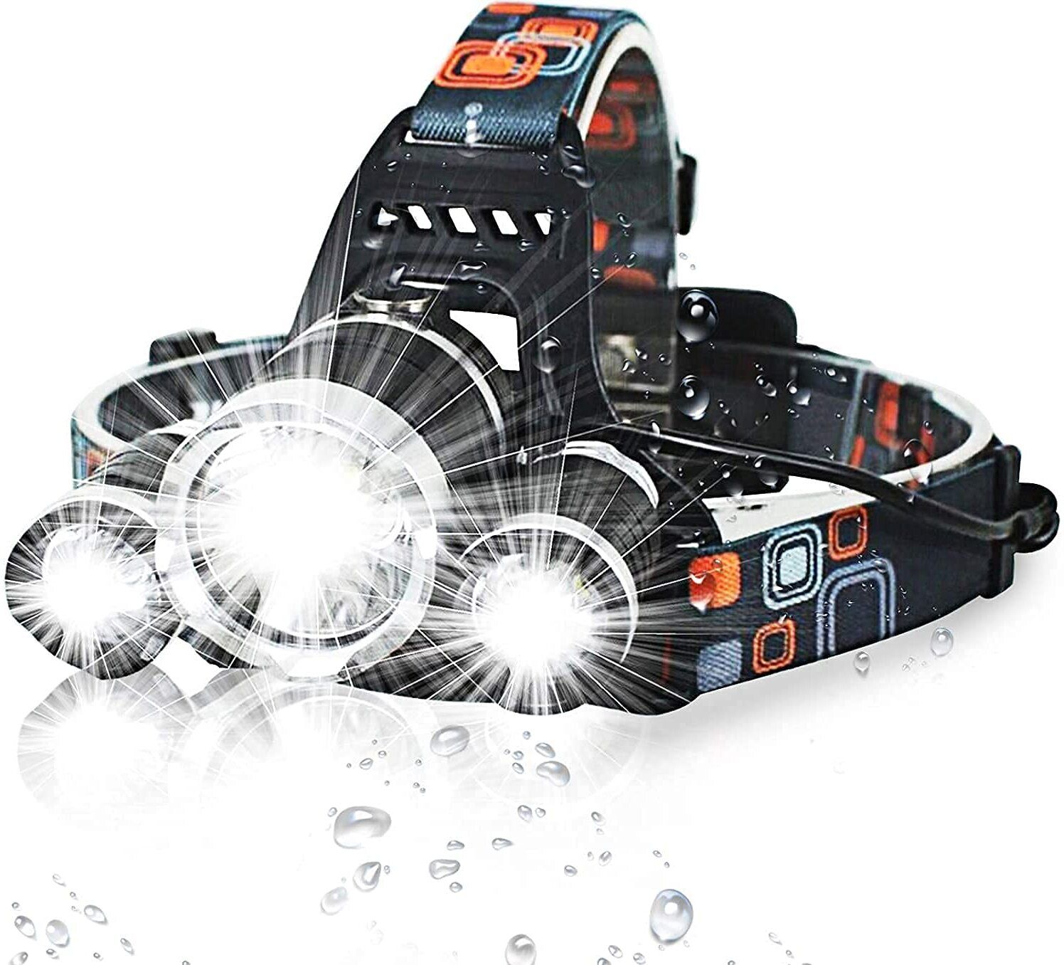 3 LED Head Lamp Flash Light LED Headlamp-image-47