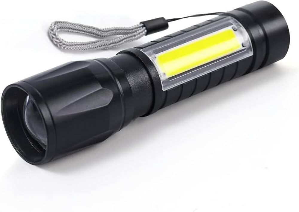 royals LED Flashlight Rechargeable, 50 Watts Mini Torch Light Torch-picture-28