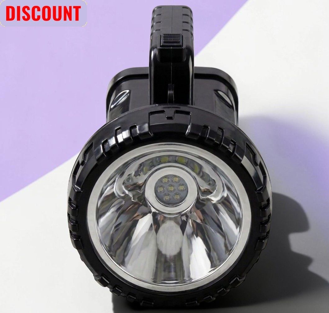 X670 Long Range Rechargeable LED Flashlight Torch Camping Home Emergency Use Torch-image-16