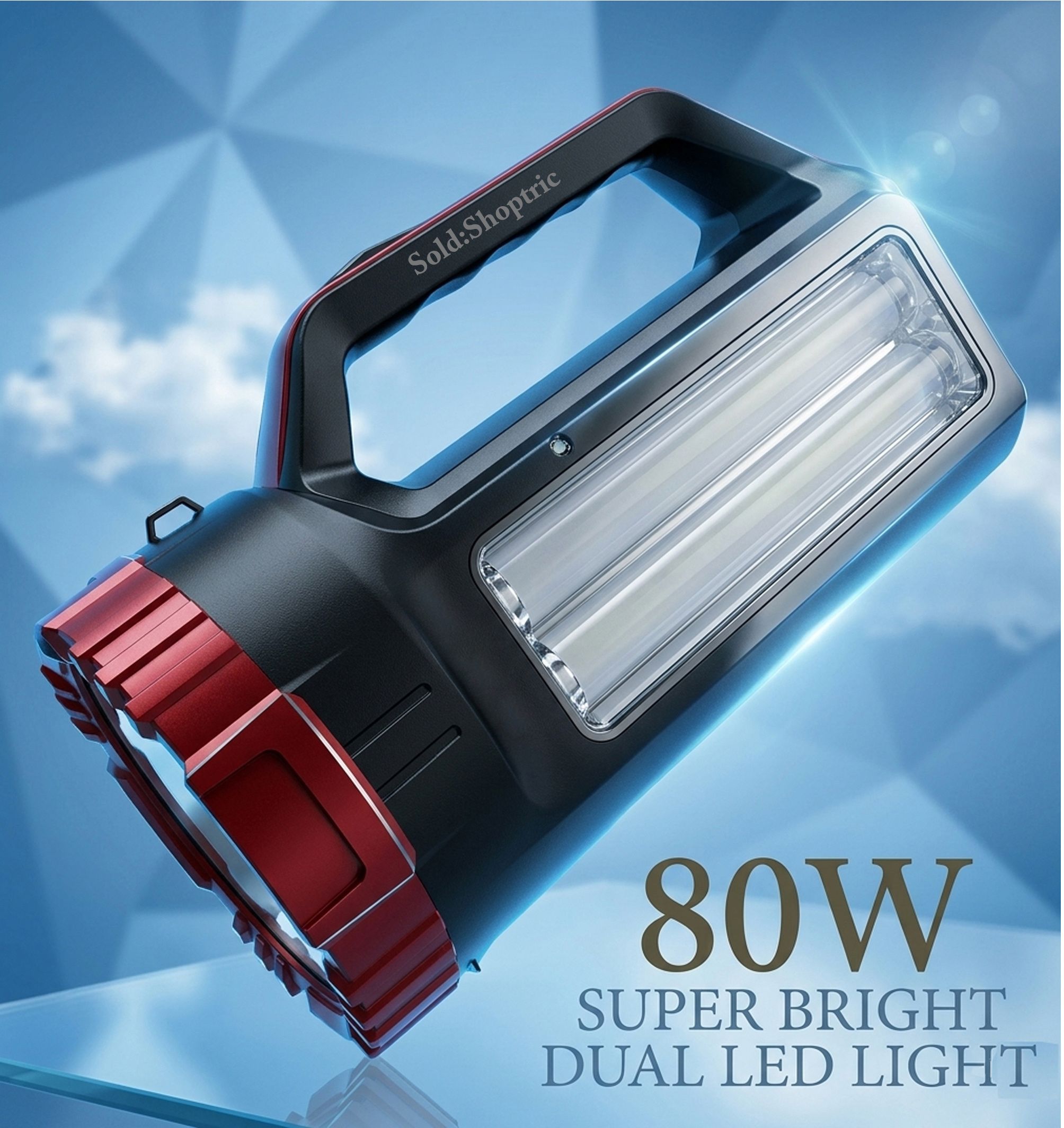 80 Watt Dual Mode Charging Torch 1 KM Long Range Laser LED Super Bright Light 12 hrs Torch Emergency Light-image-19