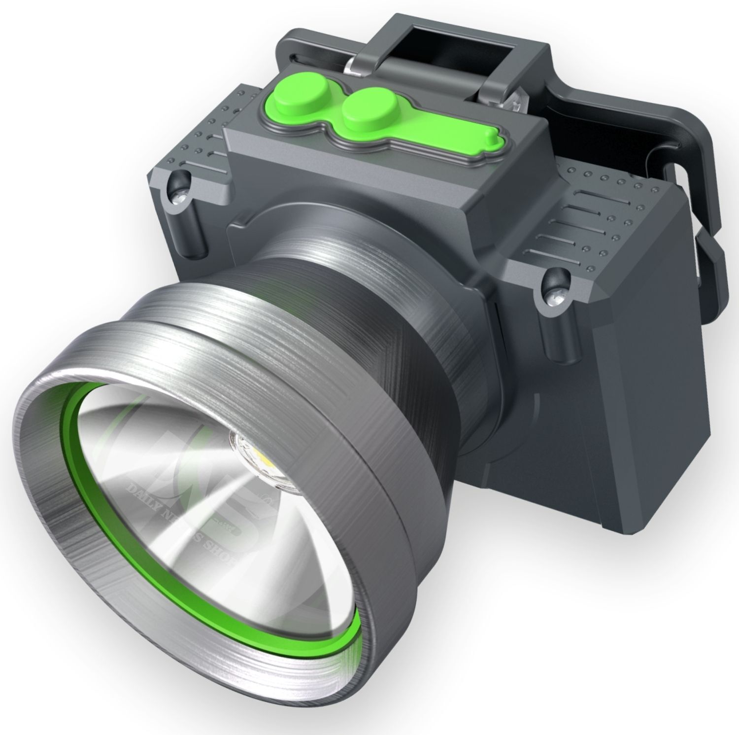 Rechargeable Head Lamp With 3 Mode LED Almunium Body 150W Laser 2400 mAh Battery Torch-image-1