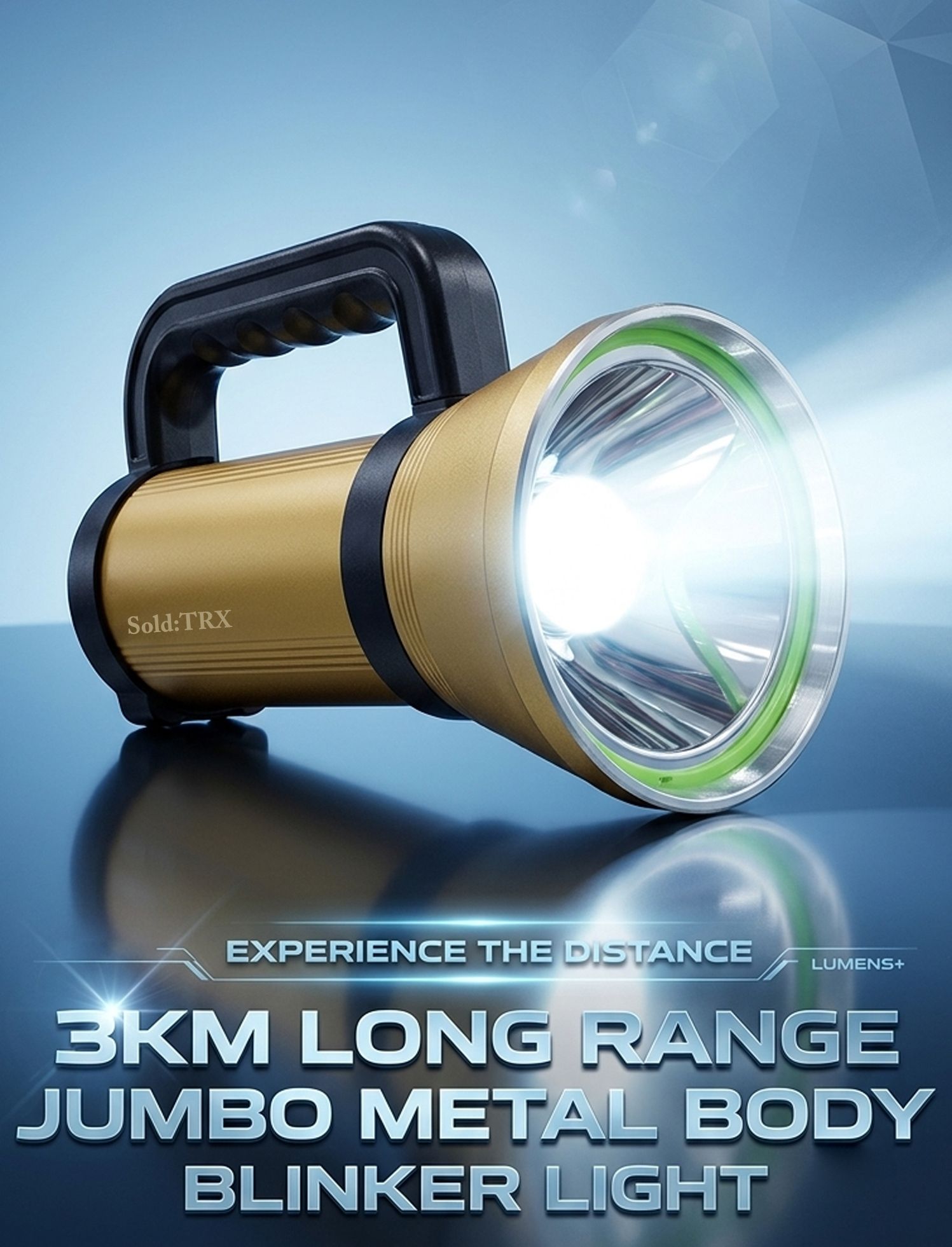 1000W Ultimate Bright Light 3 KM Long Range Charging Torch With Power Bank Slot 24 hrs Torch Emergency Light-image-26