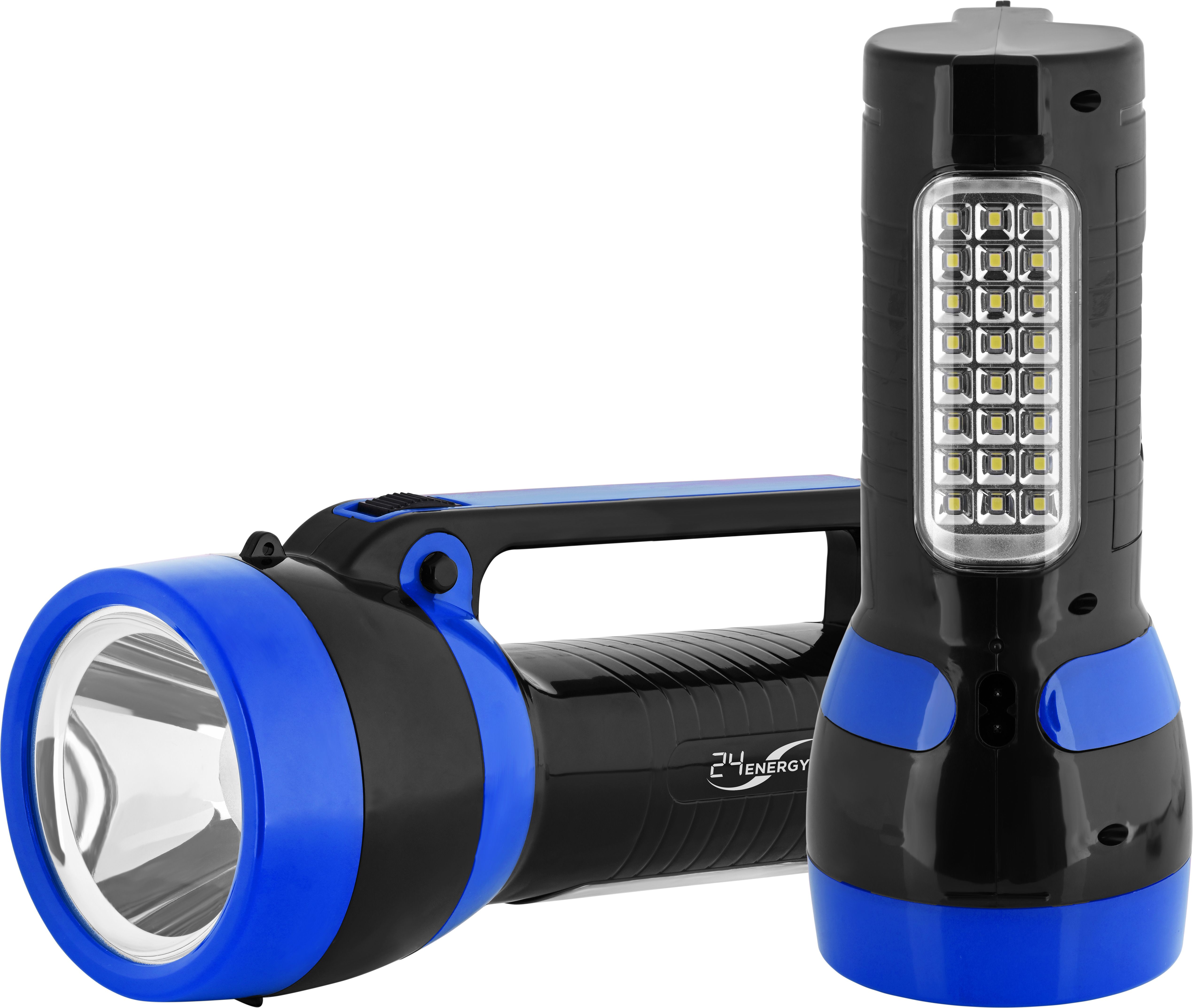 24 energy Powerfull Side Lamp + Laser LED Search Light Rechargeable Torch Light B Torch-picture-10