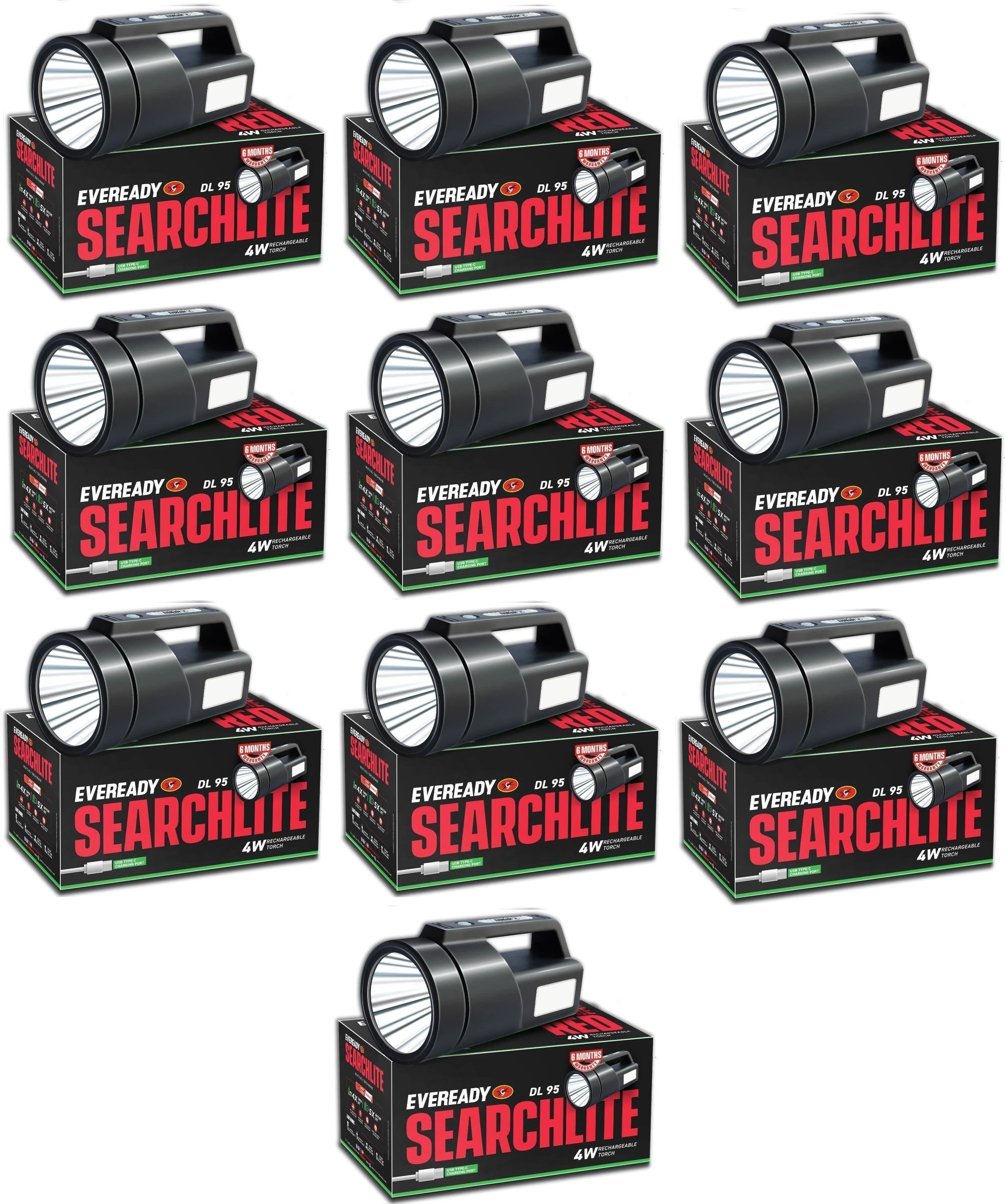 eveready DL95 Searchlite Pack Of 10 Torch-picture-15