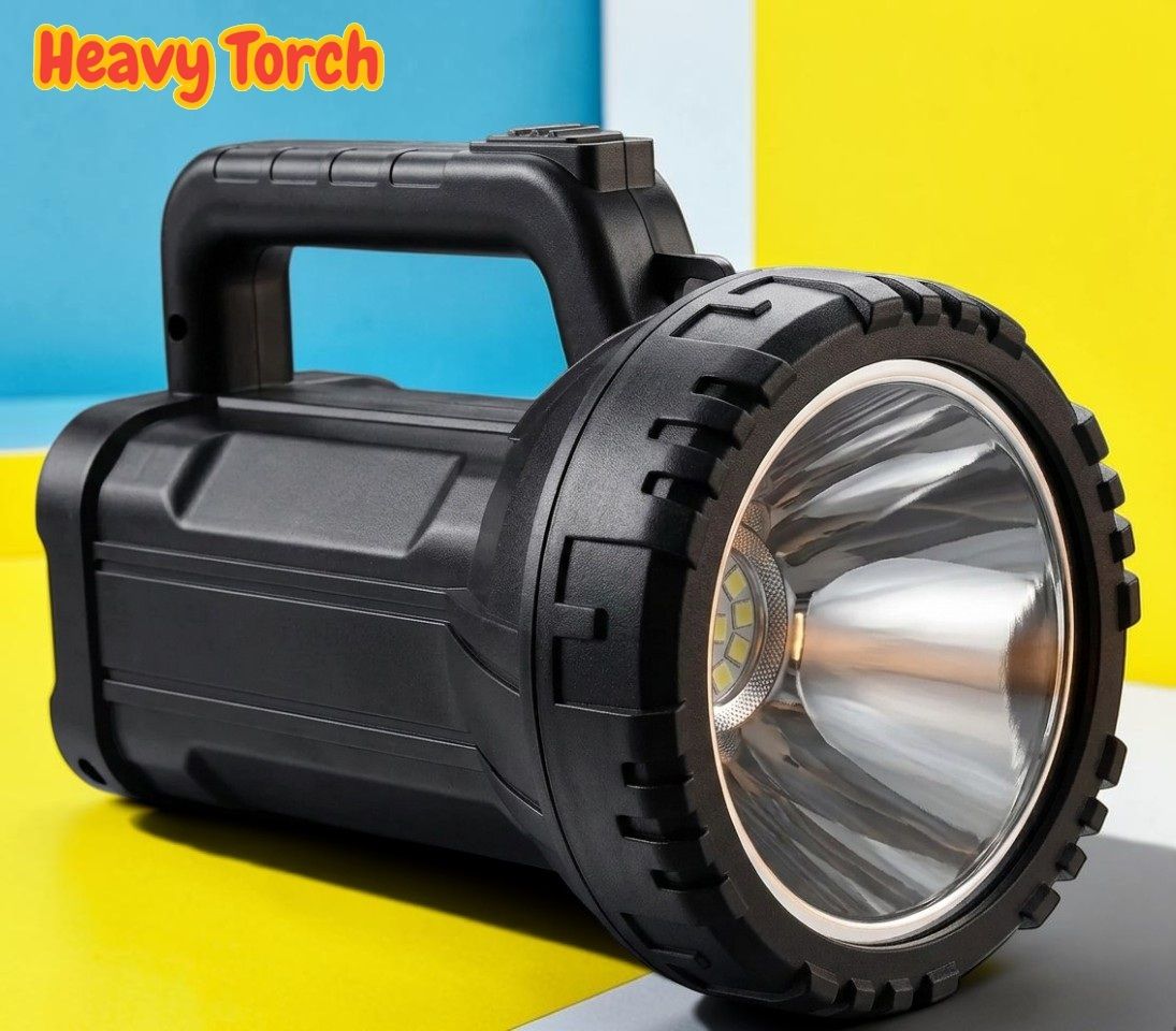 3baan X138 Rechargeable Kisan Search Light High Power LED Torch for Outdoor Use Torch-picture-30