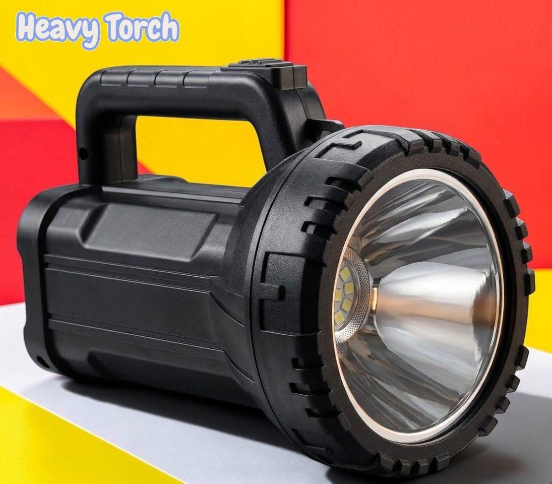 3baan X418 Rechargeable Kisan Search Light High Power LED Torch for Outdoor Use Torch-picture-0