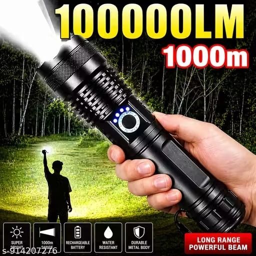 sument 1000m Long Range LED Torch Light Rechargeable High Power Flashlight USB Charging Torch-picture-13