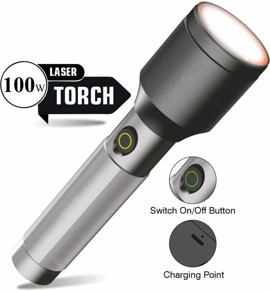 picstar Rocklight M-11 Aluminium Torch 100 Watt 2200 mAh battery Torch-picture-47